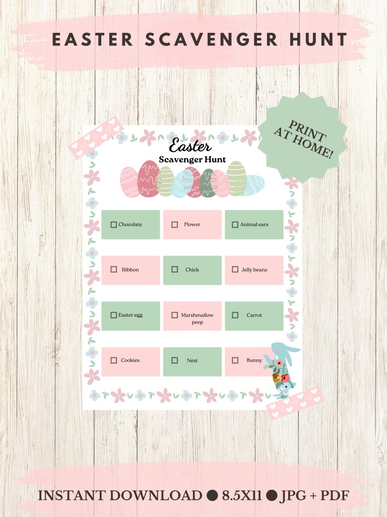 Easter scavenger hunt